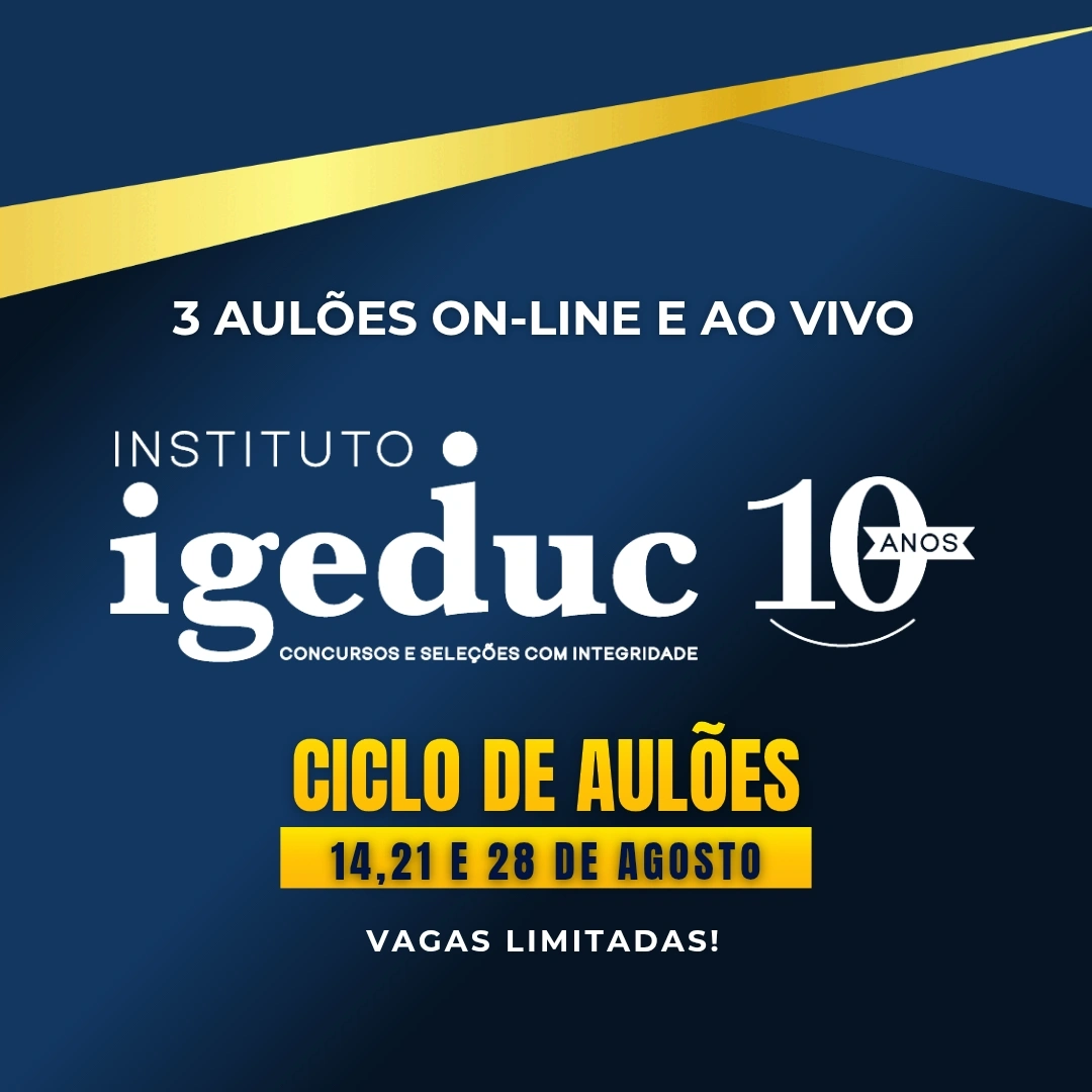 CICLO DE AULÕES IGEDUC – APROVADOS IGEDUC – Lote 1