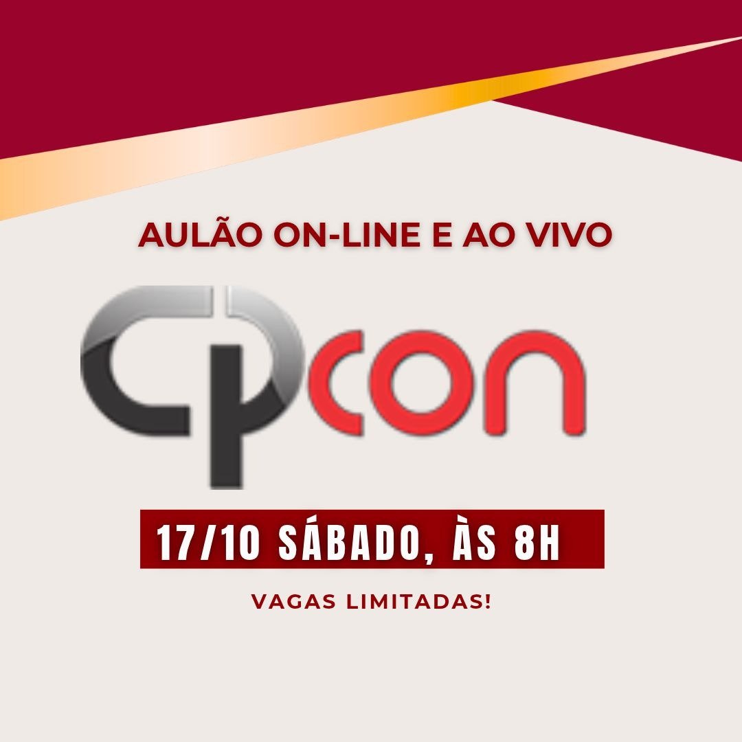 AULÃO CPCON – SÁBADO, ÀS 8H – Lote 1