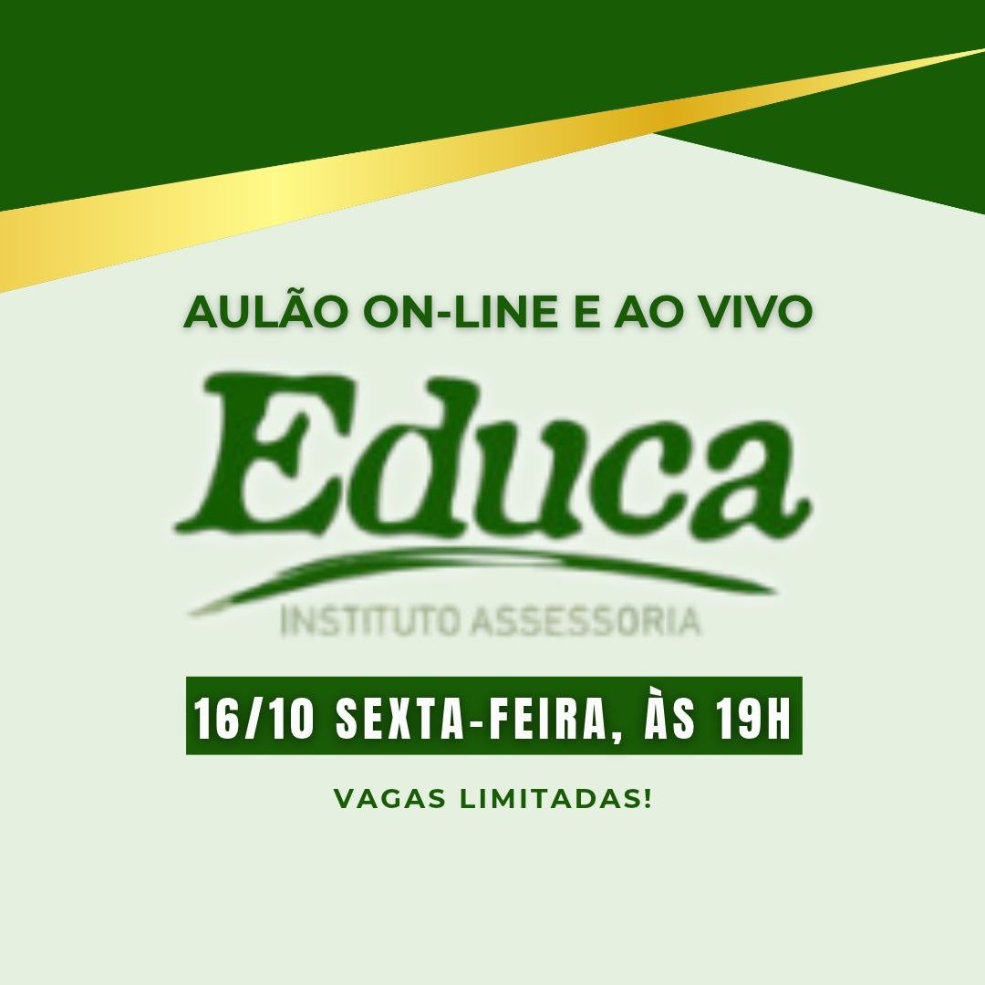 AULÃO EDUCA – SEXTA, ÀS 19H – Lote 1